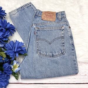 👖|•LEVI'S•| Vintage 512 Super High Rise Slim Fit Tapered Leg Jeans Size 9 Jr.